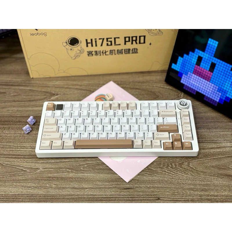 🔥Bàn Phím Cơ Leobog HI75C Pro | Full Nhôm CNC | 3 Mode kết nối | RGB | Hot Swap | Núm Xoay | BigBuy360 - bigbuy360.vn