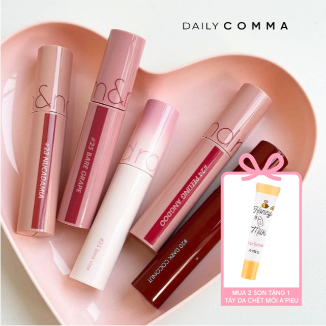 Son Tint Juicy Lasting Tint bóng lỳ Romand Full màu Juicy 13-18-19-20-21-23-24-25