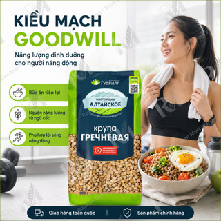 Hạt Kiều Mạch Goodwill 800g - Kiều Mạch Nga Nấu Cháo, Salad, Ăn Kèm Món Mặn, Giàu Chất Xơ, Bữa Ăn Gia Đình
