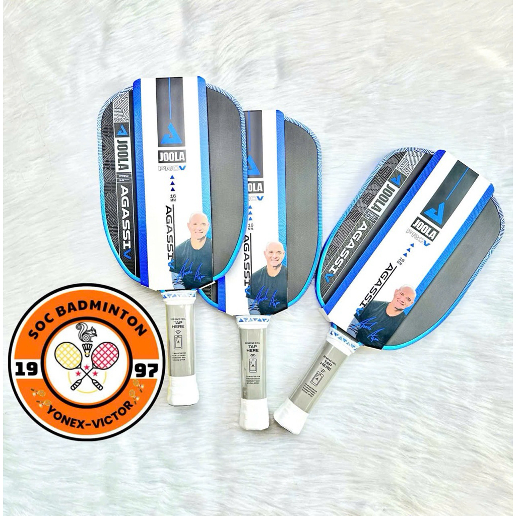 Vợt Pickleball Joola Agassi Pro V Andre Agassi Royal Blue 16mm
