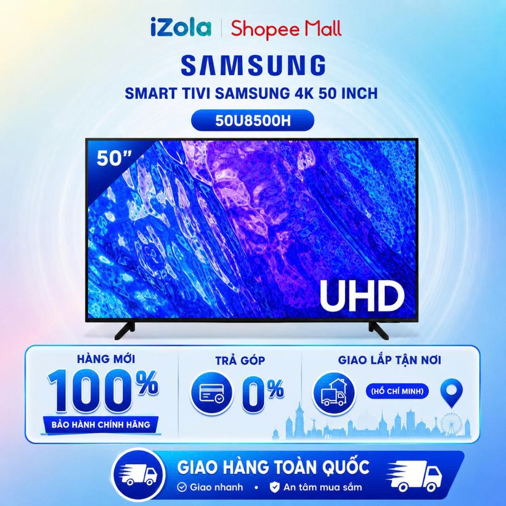 Smart Tivi 50U8500H Samsung 4K 50 Inch