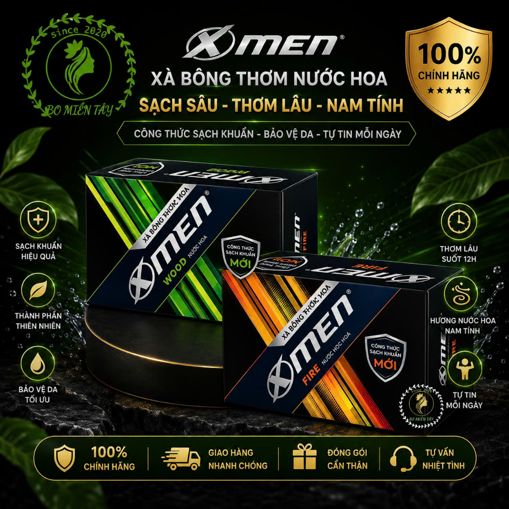 Xà Bông Cục XMen 90G Cho Nam – Sạch Khuẩn, Thơm Lâu Nam Tính, Dưỡng Da Mềm Mịn