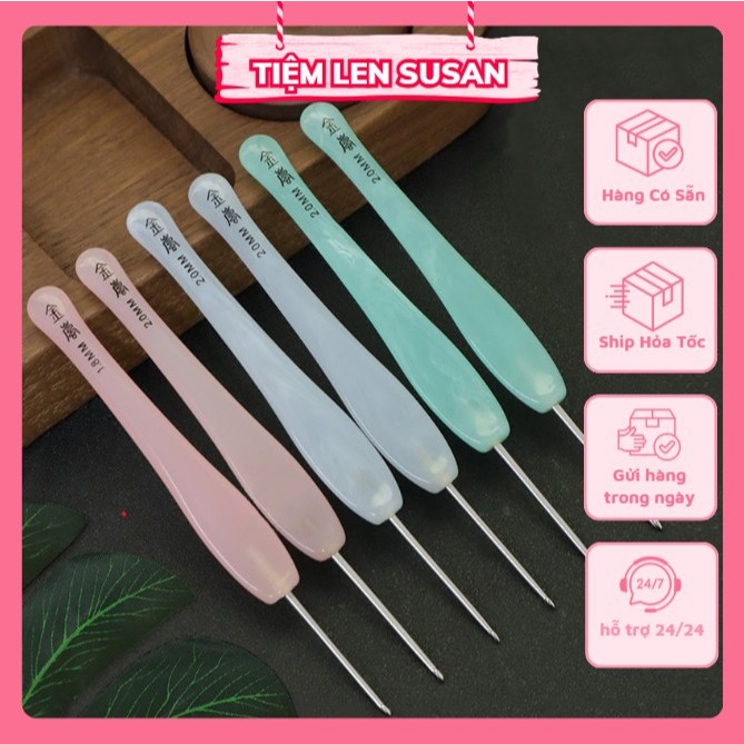 [Bản mới] Kim móc len Jinlan anh đào