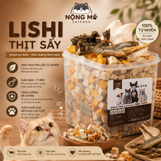 [LISHI] Thịt sấy khô/ Thức ăn sấy khô cho chó mèo - 660g dinh dưỡng cao