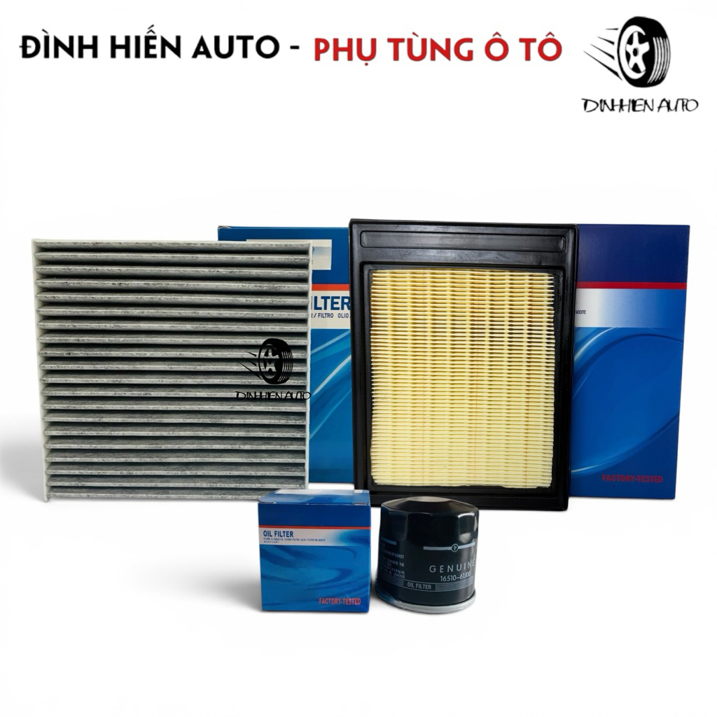 Lọc gió động cơ, lọc gió điều hoà & lọc nhớt xe XL7 (2018-2025) - Ertiga (2019-2025) (3J00/3R00)