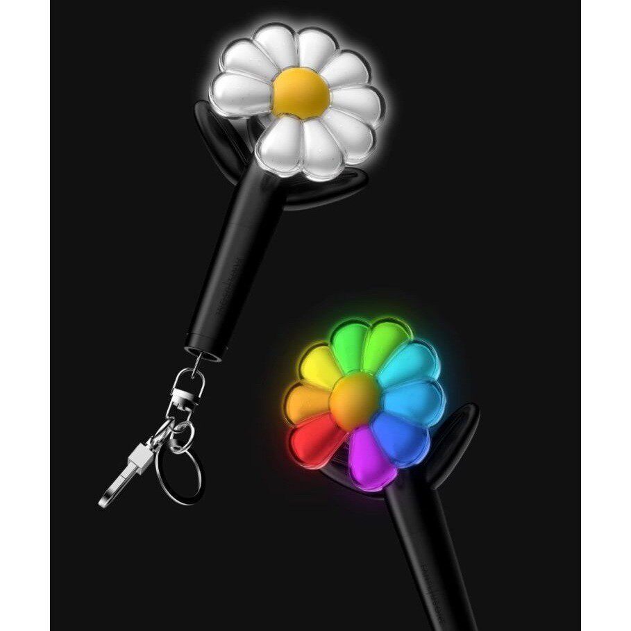 Móc khóa hình hoa cúc mini phát sáng hiệu PEACEMINUSONE G-Dragon (Kwon Ji-yong) chính hãng