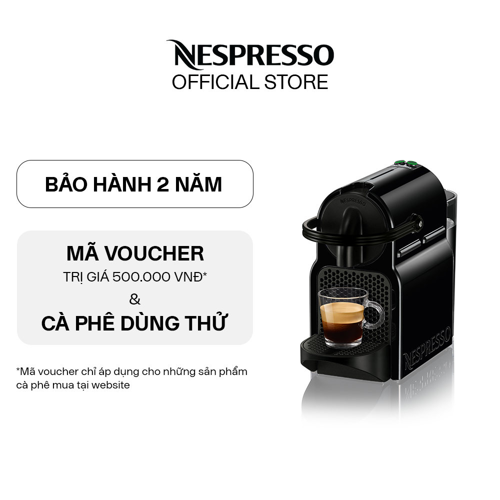 Máy pha cà phê viên nén Nespresso Inissia Đen
