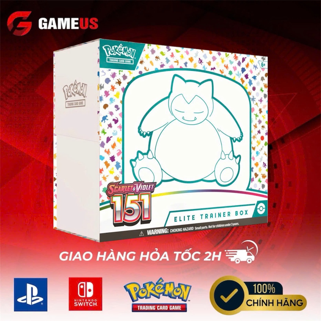 [Chính Hãng] Pokemon TCG : Pokemon Scarlet & Violet 151 Elite Trainer Box