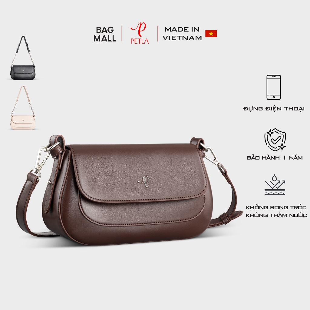 Túi đeo chéo nữ cầm tay Petla LN26