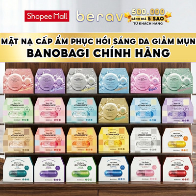 [MIX]  Combo 10 Mặt Nạ BANOBAGI Bổ Sung Vitamin, Tái Tạo Làn Da Sáng Ngời Victa Genic 30ml x10