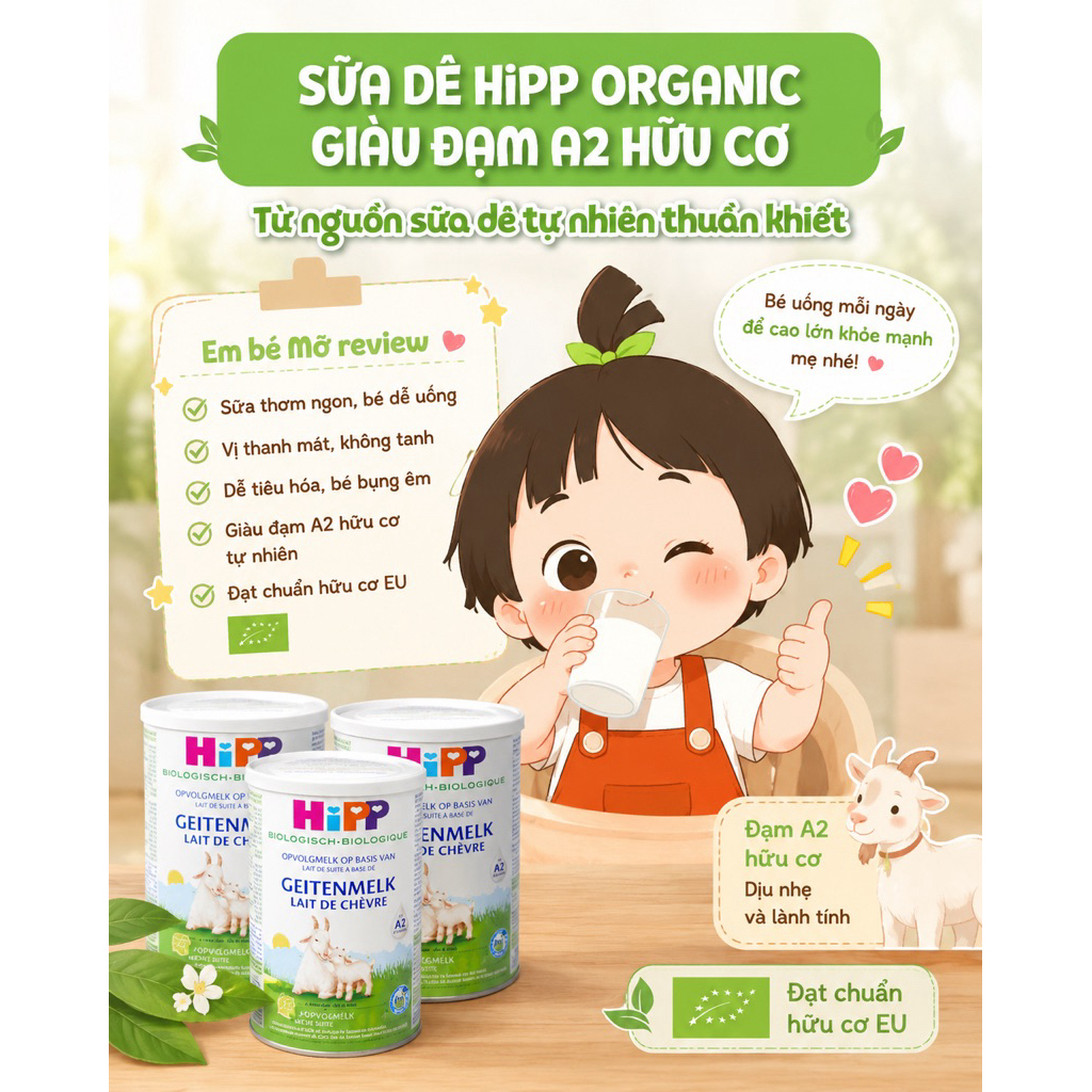 SỮA DÊ HiPP ORGANIC 400g
