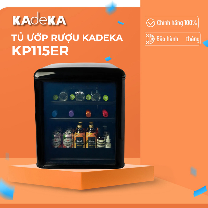 Tủ Ướp Rượu Kadeka KP115ER - Bảo Hành Chính Hãng KaDeKa