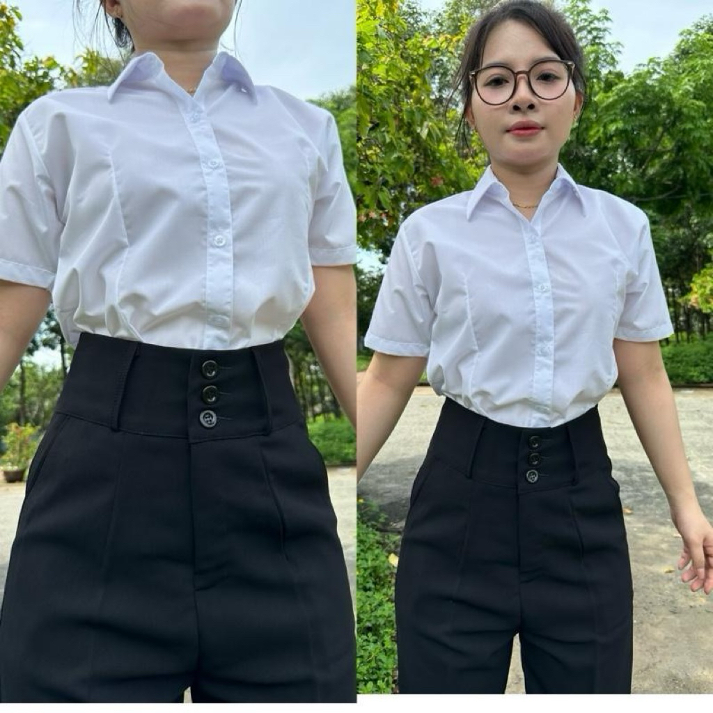 ( M11 Màu Đen) QUẦN TÂY BAGGY 3 NÚT LƯNG SIÊU CAO ( Có bigsize) Vải Tuyết Mưa Xịn Dày Dặn Co Dãn Nhẹ