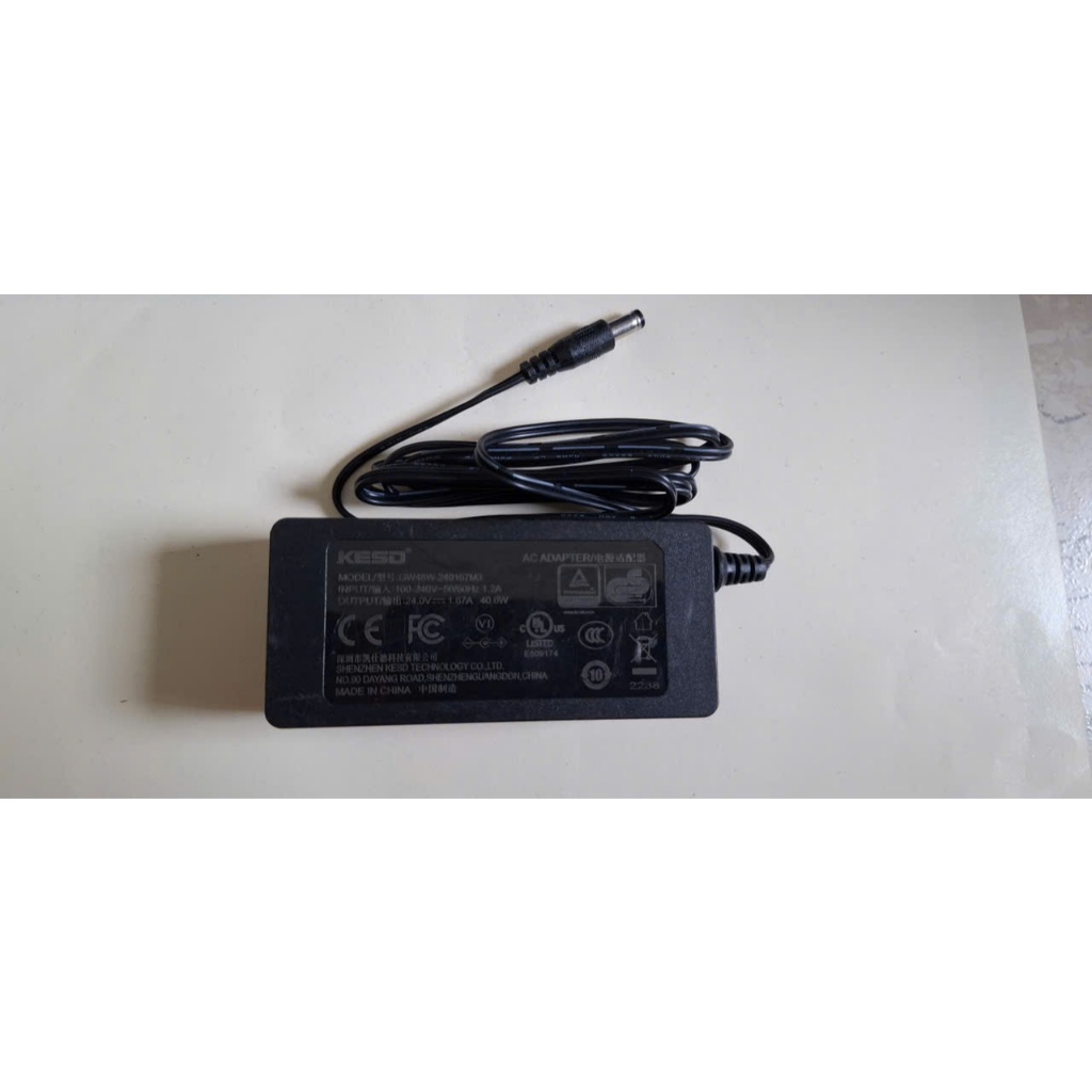 Adapter bộ đổi nguồn bộ chuyển đổi AC/DC model GW48W-240167M3 output 24v 1.67A 40w jack 5.5mm 3 chấu