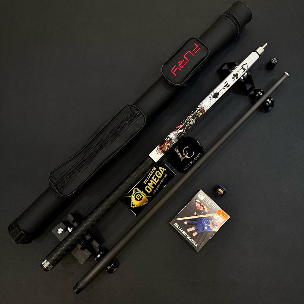 [Leadsuper] Combo Cơ/Gậy Bida Lỗ/Pool Carbon Leadsuper LS-QR (Tặng Kèm Phụ Kiện)