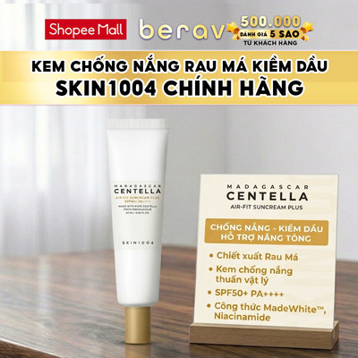 [MINISIZE] Kem chống nắng Skin1004 Madagascar Centella Airfit Suncream Plus SPF50+ PA++++ 20ml