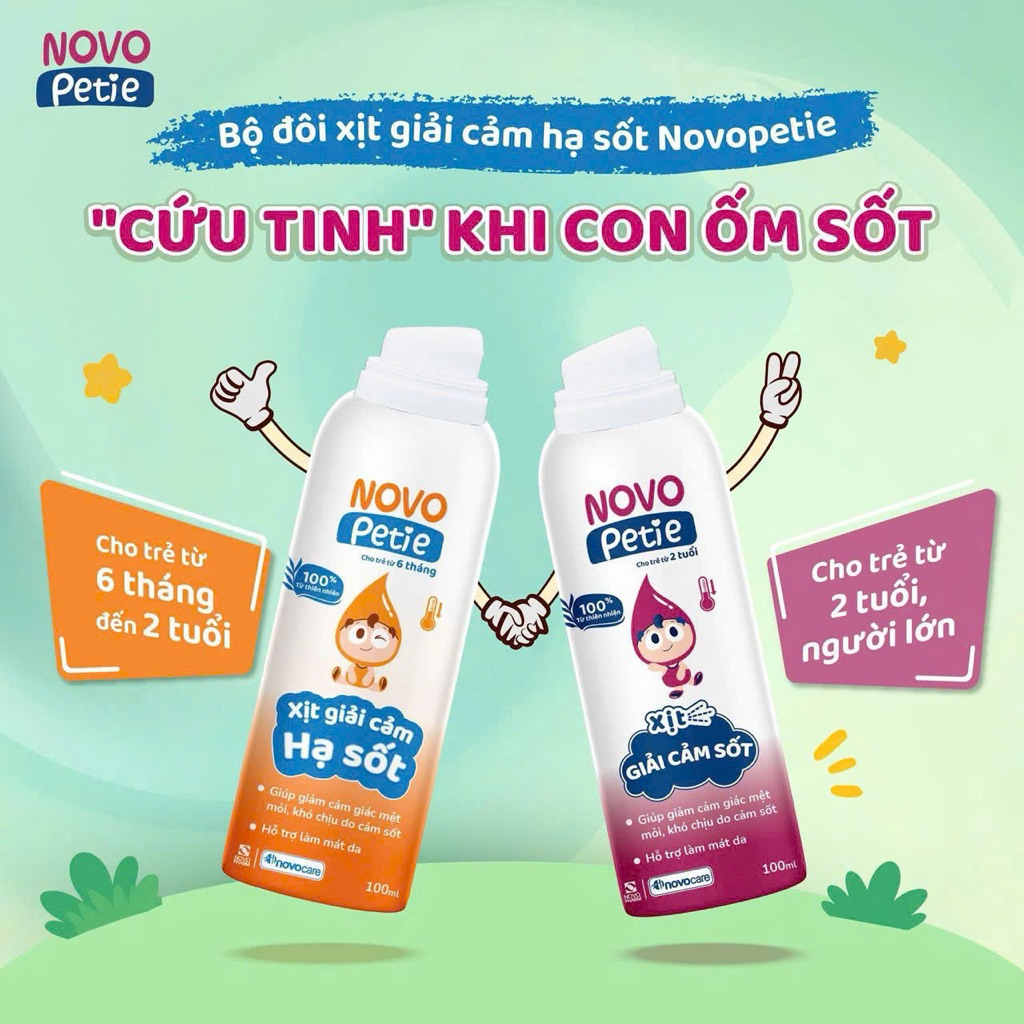 Xịt hạ sốt NOVO PETIE SPRAY
