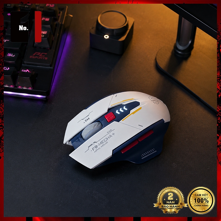 Chuột Máy Tính Không Dây Gaming 2.4G INPHIC F9  DPI Cao Thiết Kế Đẹp Chơi Game Văn Phòng Laptop PC