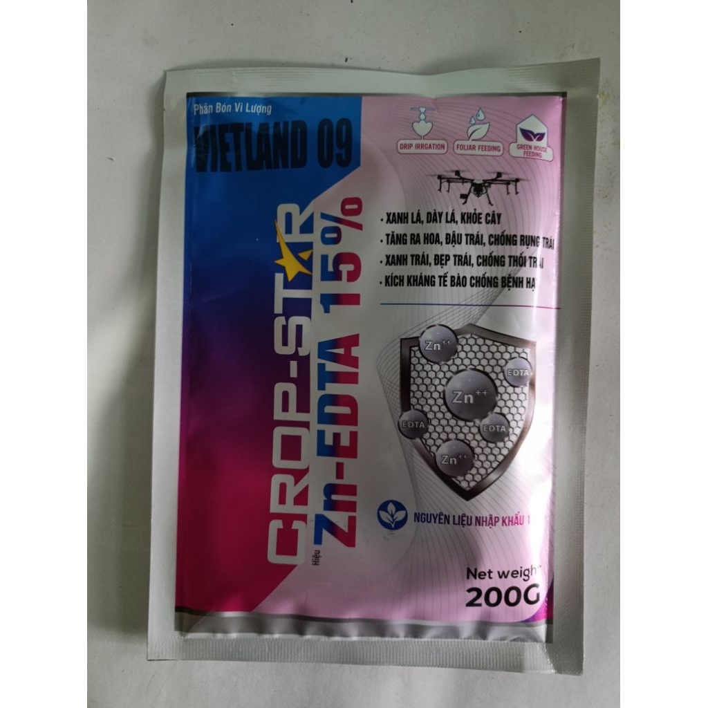 Kẽm Chelata EDTA cao cấp 15% - nguyên liệu ngoại nhập