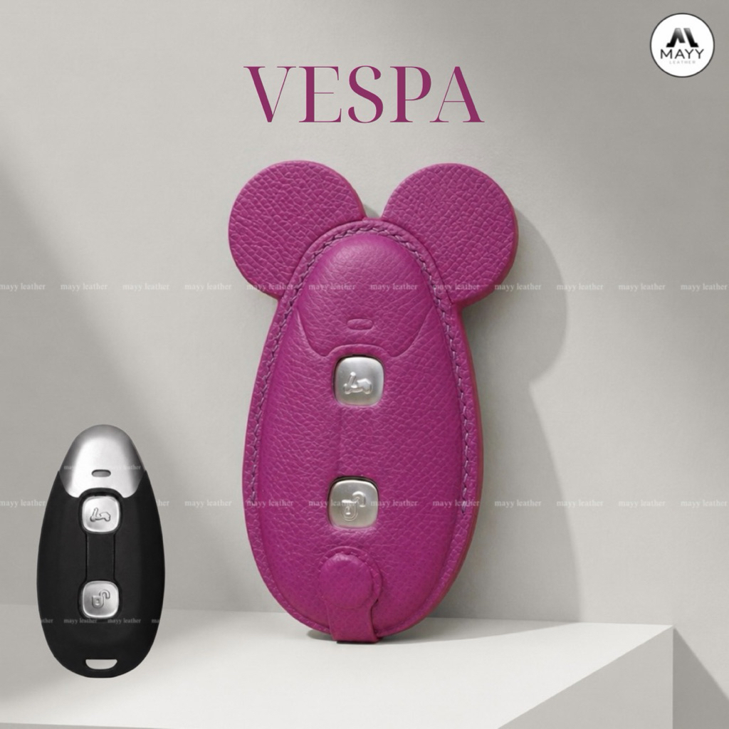 Bao da chìa khoá Xe Máy Piaggio Vespa GTS300 GT S300 GTS 300 2024 2025 2026 ,Vespa Matic, Vespa Clas
