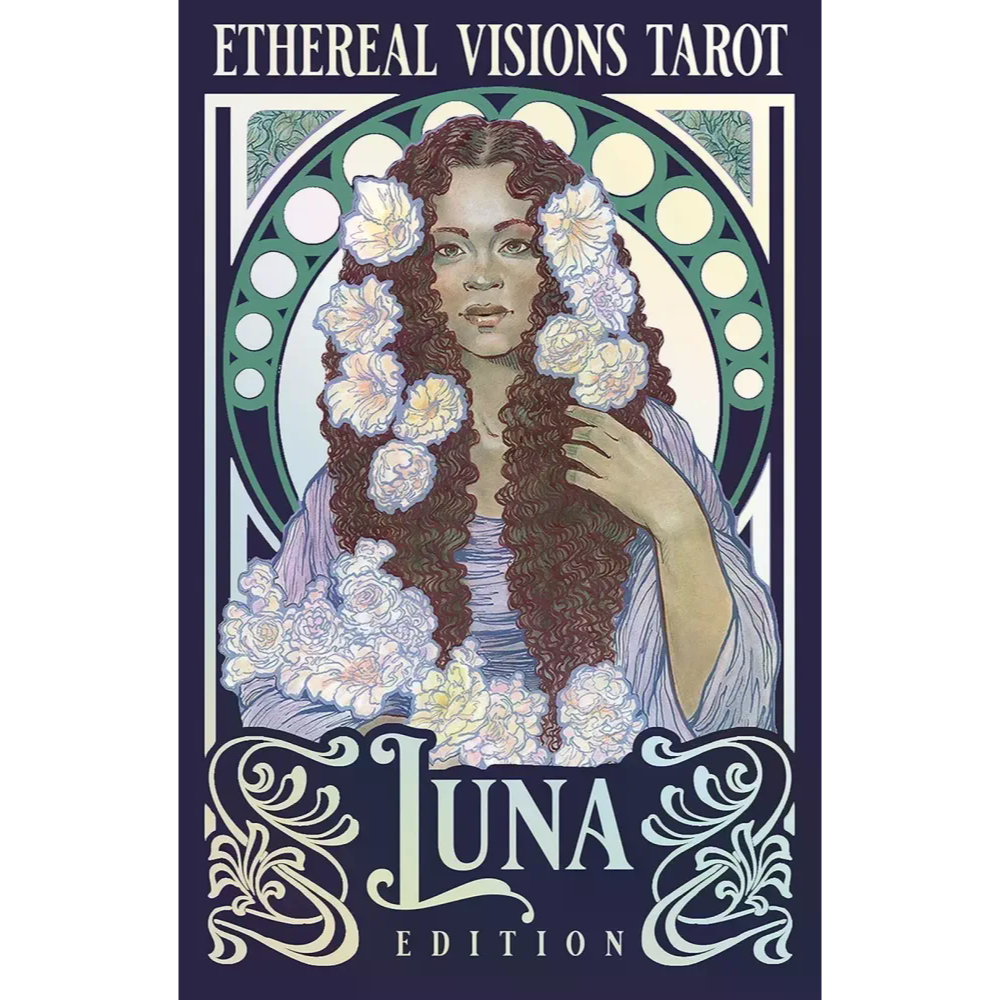 ETHEREAL VISIONS TAROT: LUNA EDITION – Bộ bài Tarot Art Nouveau ánh bạc huyền ảo – APUS TAROT SHOP