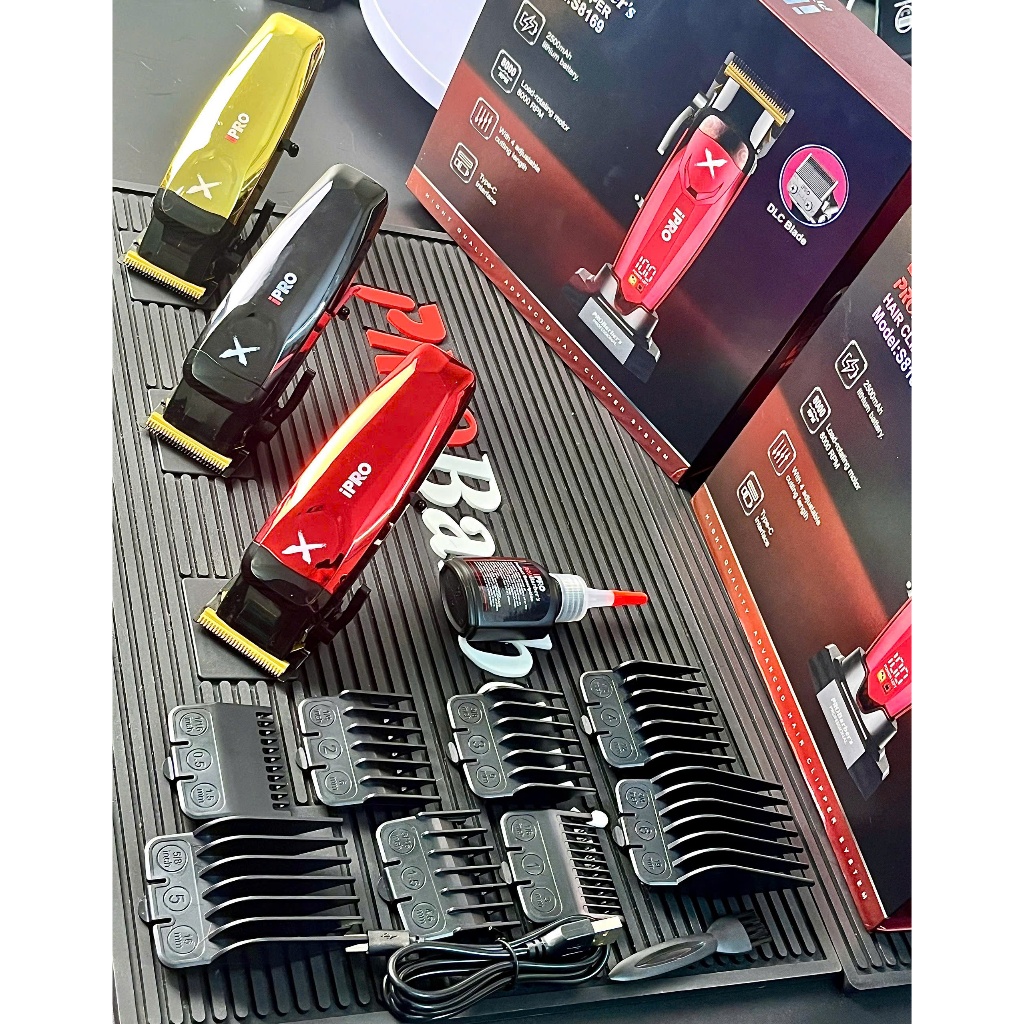 Tông Đơ Cắt Tóc S8169 iPro Pro Barbers Mẫu Mới  TÔNG ĐƠ CẮT TÓC S8196 shoptocdep