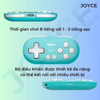 Tay Cầm Chơi Game Bluetooth Không Dây 8bitdo Zero 2