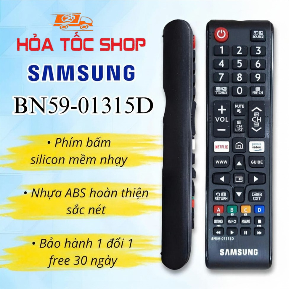 Điều Khiển tivi  Samsung loại tốt BN59 – Phím Bấm Mềm, Nhạy, Bền Bỉ