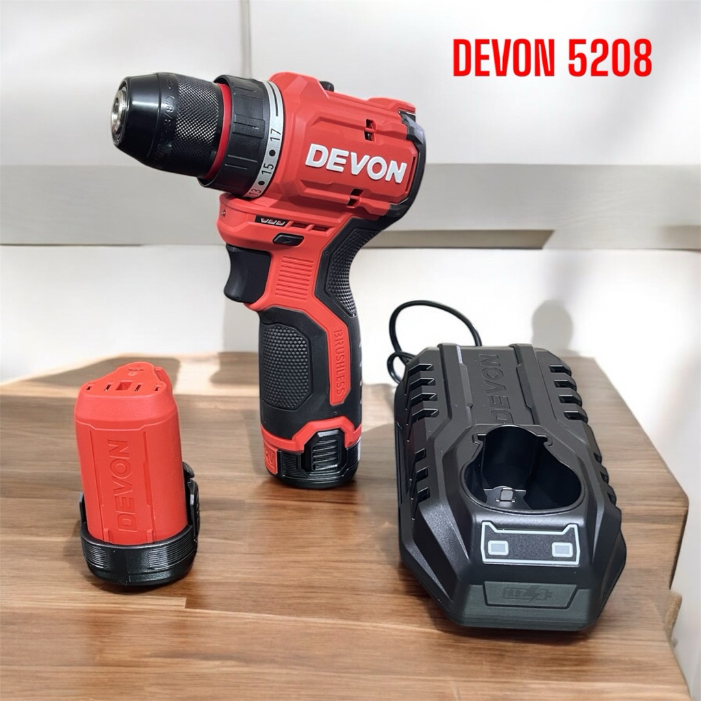 Máy khoan dùng pin 12V DEVON 5208 chính hãng