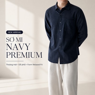 [MỞ BÁN] Áo sơ mi nam ROWAY vải viscose linen cao cấp | sơ mi dài tay linen ver2