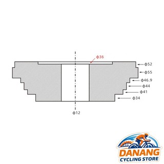Dụng Cụ Tool Ép Trục Giữa BB & Chén Cổ Xe Đạp (Xanh Dương)