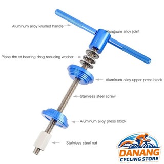 Dụng Cụ Tool Ép Trục Giữa BB & Chén Cổ Xe Đạp (Xanh Dương)