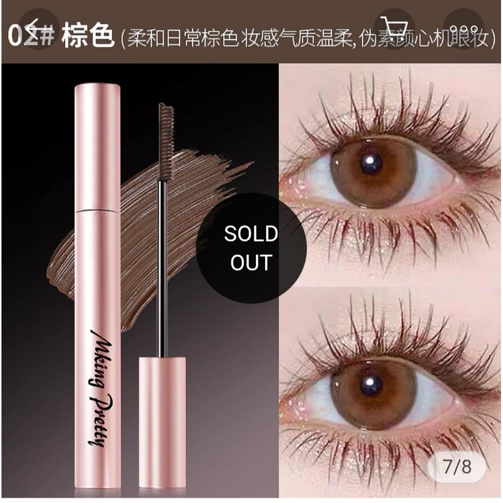 Mascara Mking Pretty Blooming Girl màu 02 nâu