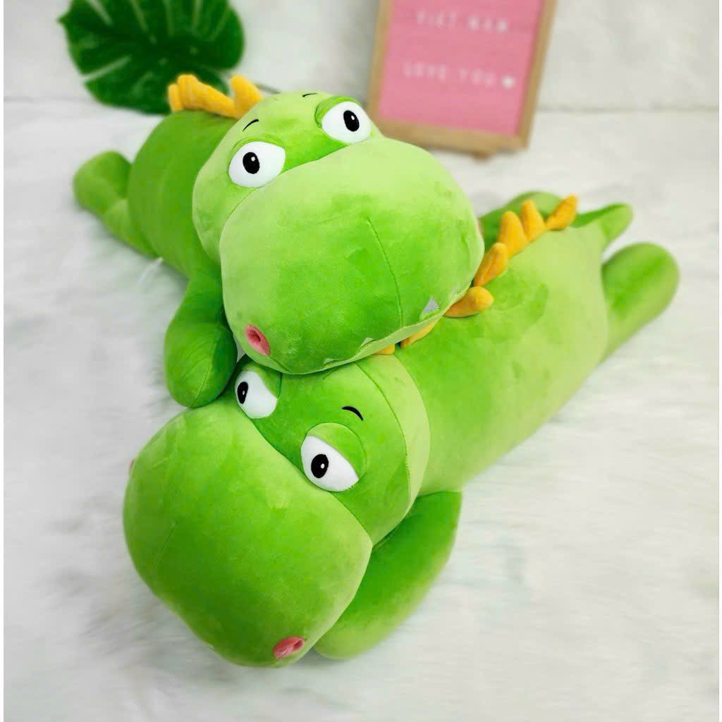 Gấu bông Cá Sấu Lưng Gai siêu cute hàng cao cấp mềm mịn - Gấu Bông Mỡ Mỡ