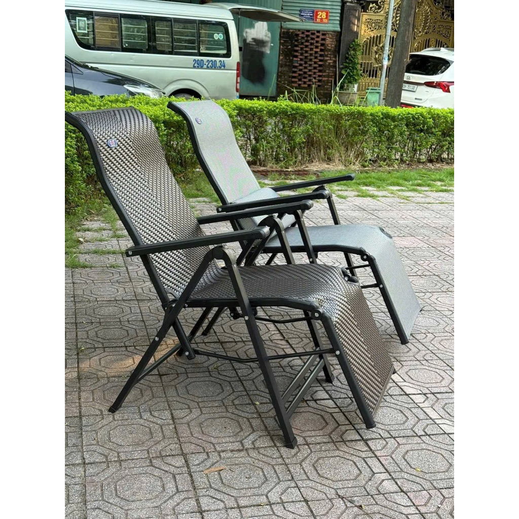 Ghế xếp thư giãn nhập khẩu vào cấp , ghế bố xếp thấp gọn / du lịch cao cấp , ghế bố
