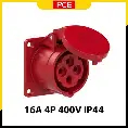 CHÍNH HÃNG/PANASONIC Phích cắm,Ổ cắm di động,Ổ cắm âm,Ổ cắm nổi  4P 16A 400V 6H IP44 PCE F014-6/F214