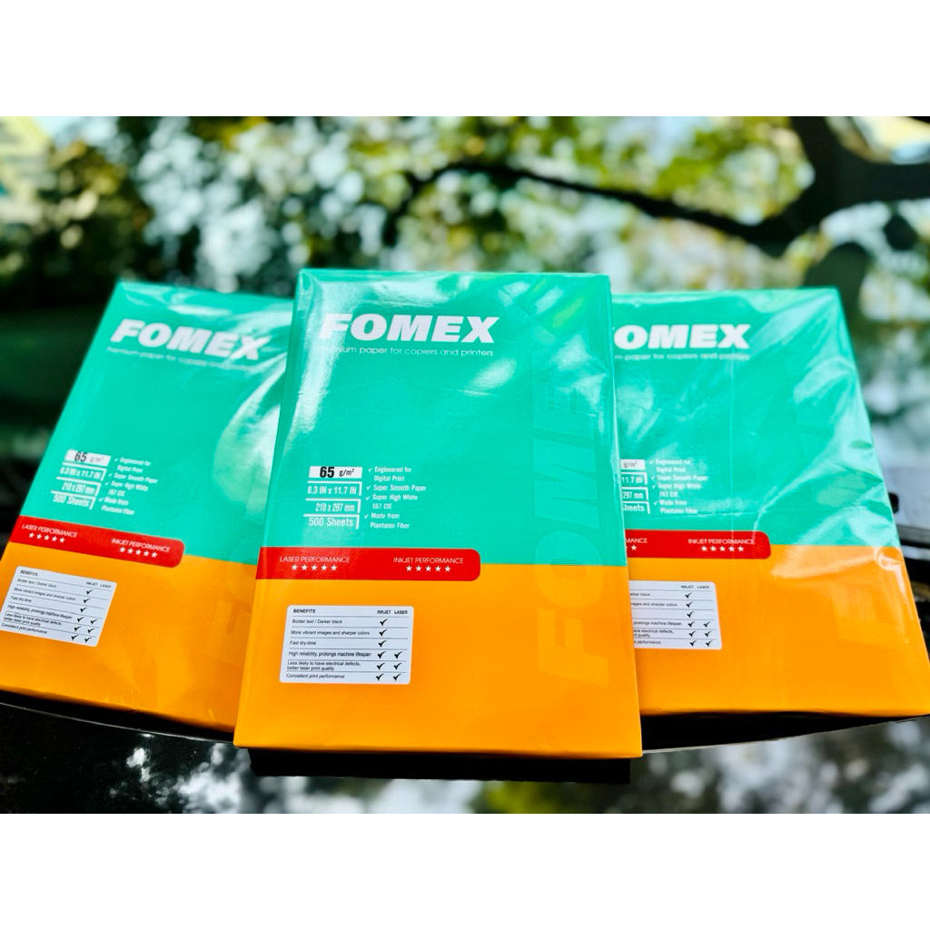 1 Ram Giấy A4 Fomex DL65  500 tờ/ram
