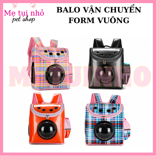 [BALO TÚI VẬN CHUYỂN CHÓ MÈO] BALO VẬN CHUYỂN FORM VUÔNG ĐỨNG DÀNH CHO THÚ CƯNG CHÓ MÈO