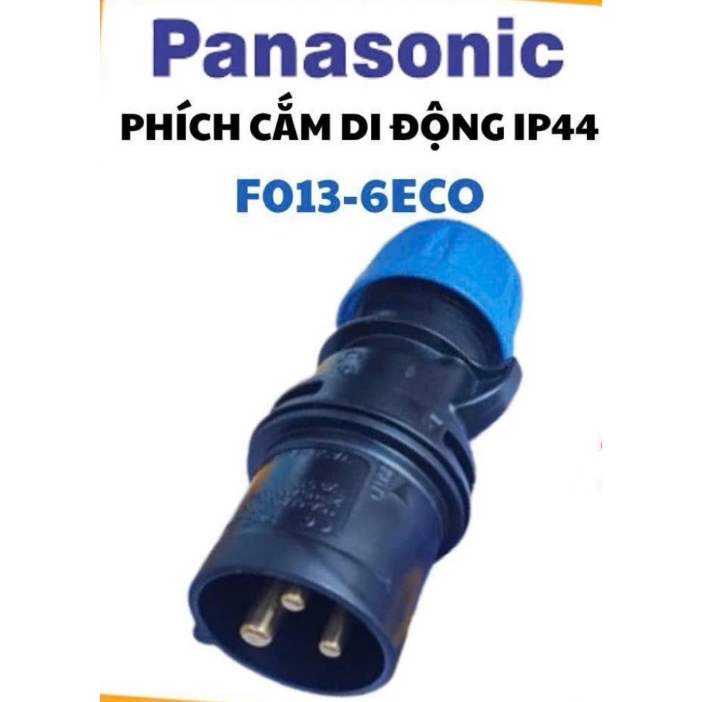 PANASONIC CHUẨN HÀNG- ổ cắm nối công nghiệp di động không kín nước 3P 16A 400V 6H IP44 F213-6eco
