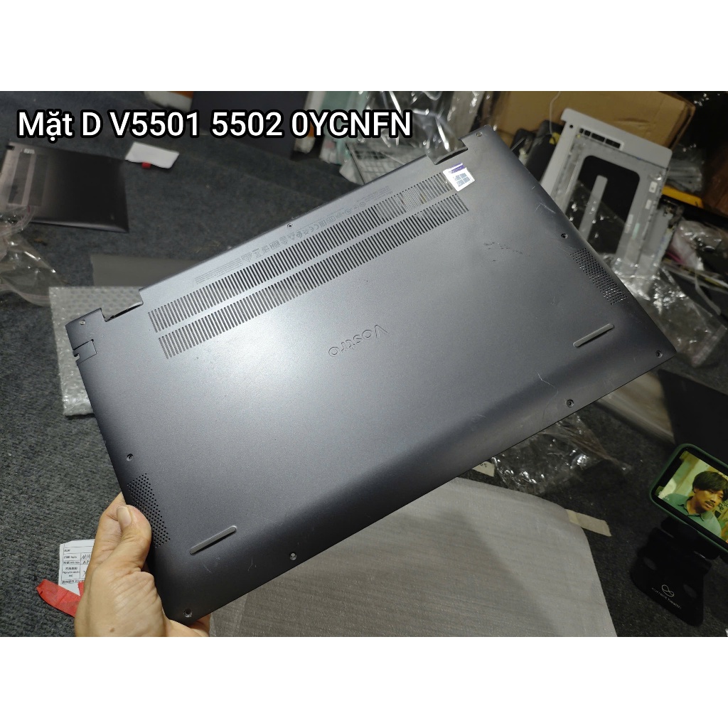 Mặt D vỏ Laptop Dell Vostro 5501 5502 V5501 V5502 0YCNFN YCNFN zin tháo máy
