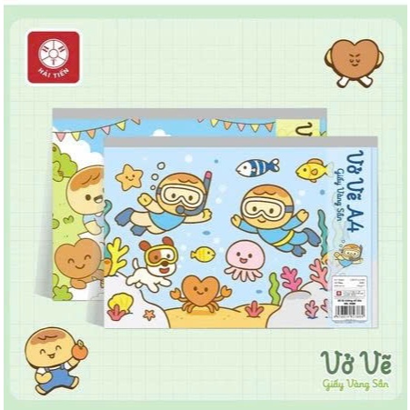 VỞ VẼ A4 HẢI TIẾN