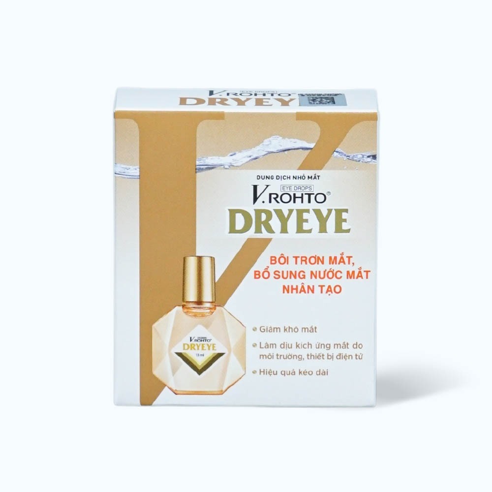 Dung Dịch Nhỏ Mắt V.rohto Dryeye 13ml Bổ Sung Nước Mắt Nhân Tạo Cấp Ẩm Cho Mắt
