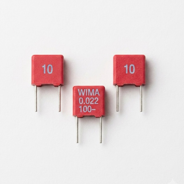 Tụ Wima MKS2 0.022uF / 22nF 100V [ SET 2 ] | Wima MKS2 22nF (223) 100V Chân 5mm