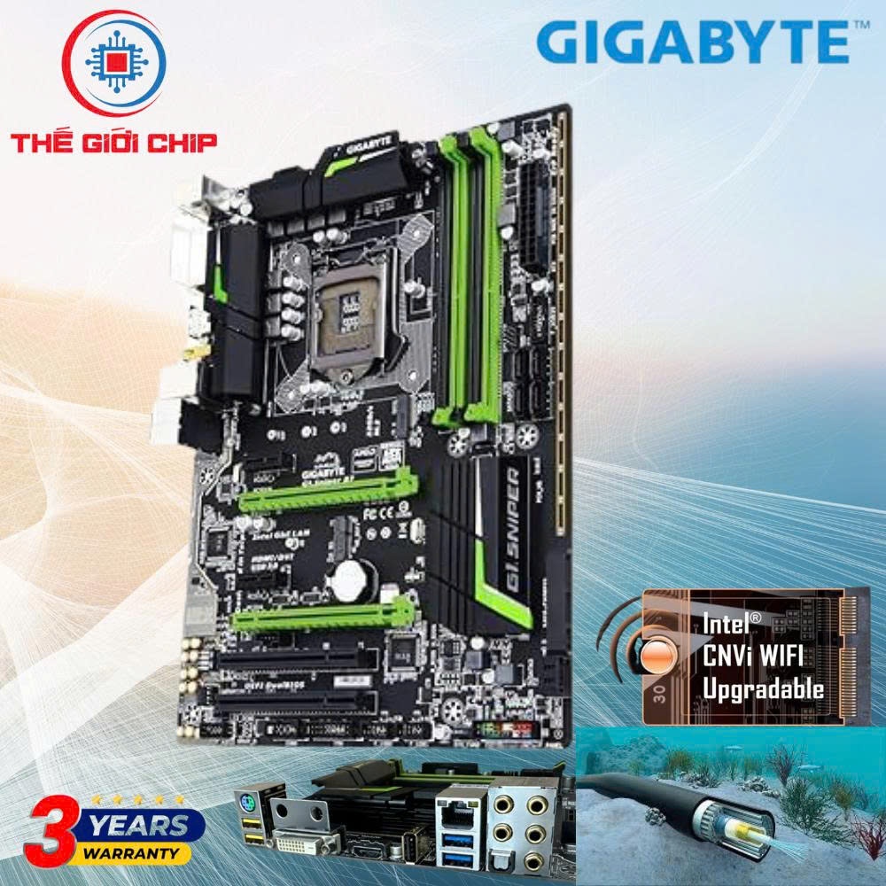 Mainboard (Bo mạch chính) Gigabyte B150 G1 Sniper B7*GA-B250M-Gaming 3 I like new box Bảo hành 36 th