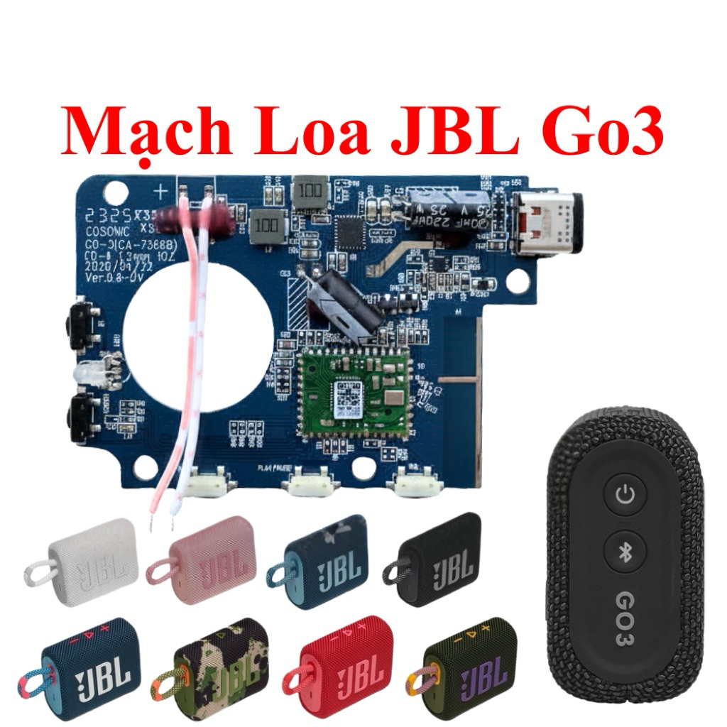 Mạch Loa Jbl Go 3 - Jbl go 3 main Pcb