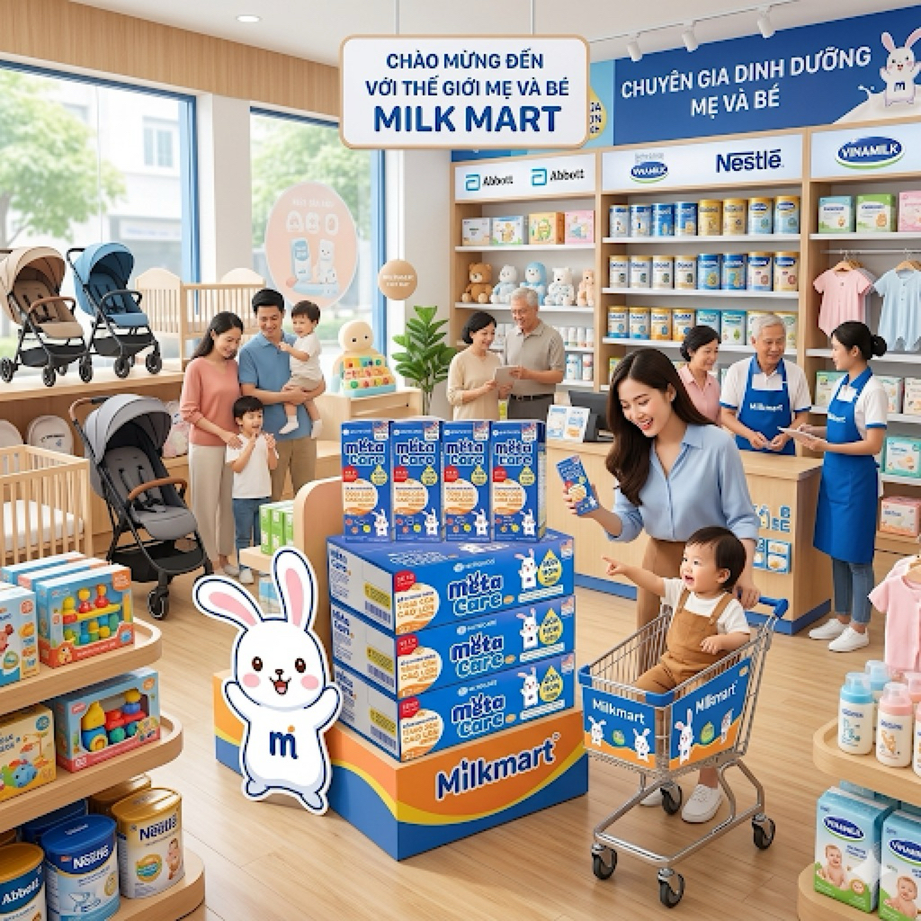 [Nutricare] Sữa MetaCare xanh (MetaCare Eco) giúp bé tăng cường sức đề kháng, giảm ốm vặt và phát tr