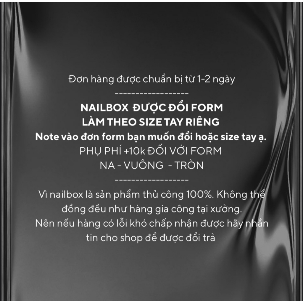 [H180] Nailbox thiết kế - Tiffany - Độ bóng cao