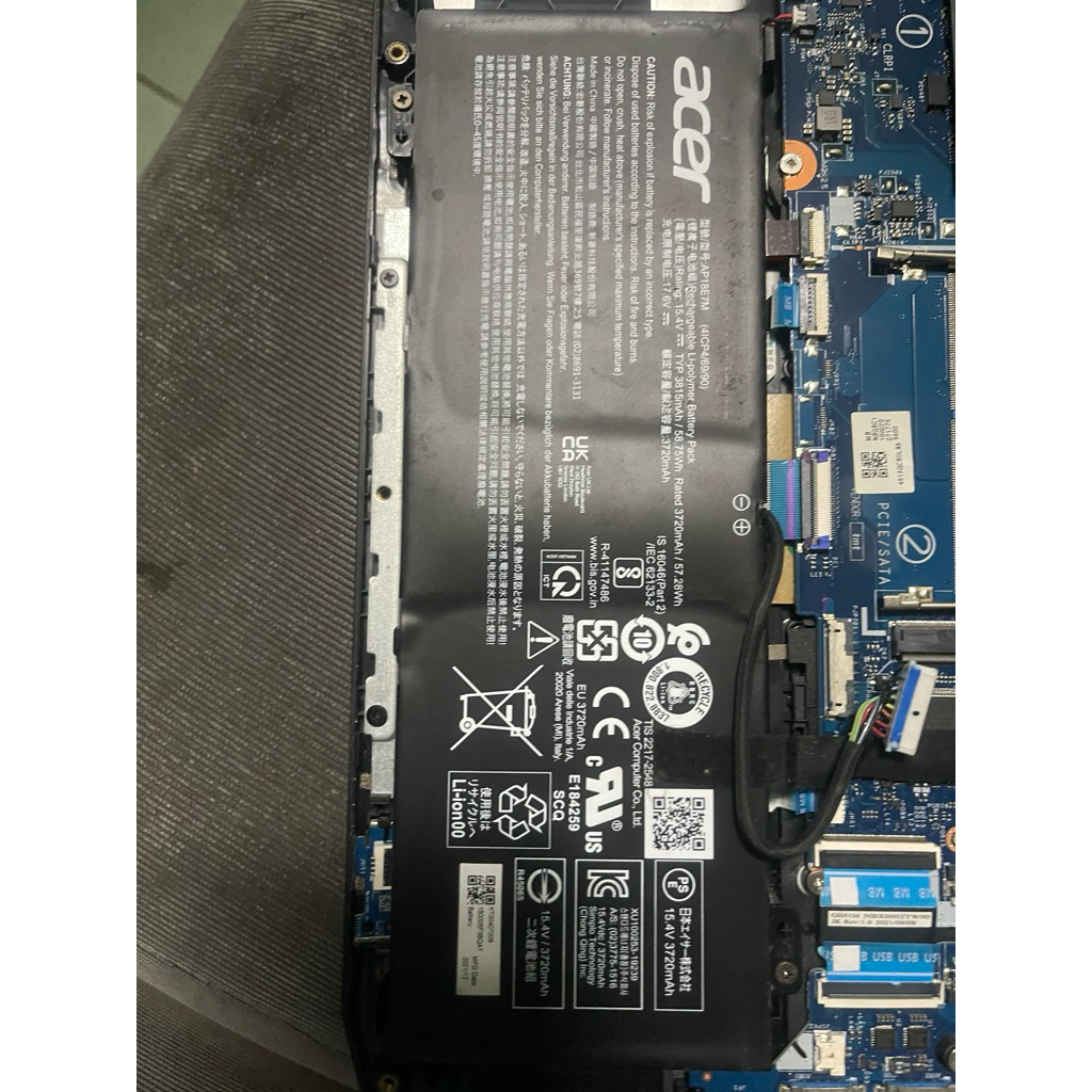 pin laptop acer nitro 5 an515-45 an515-44 an515-43 an515 -52-54-55