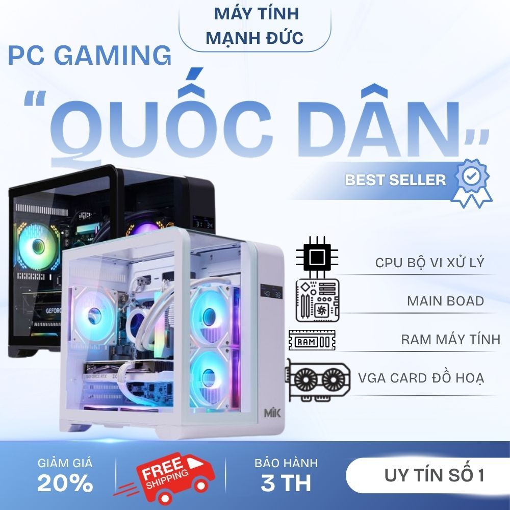 Bộ Máy Tính 9400F Ram 16GB Main B365 SSD 240GB VGA tự Chọn CHiến Gmae Giá Bình Ổn Ạ