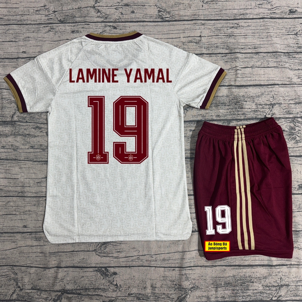 BỘ QUẦN ÁO BÓNG ĐÁ ĐỘI TUYỂN TÂY BAN NHA - MẪU AWAY 2026 - VẢI GAI THÁI CAO CẤP | BigBuy360 - bigbuy360.vn